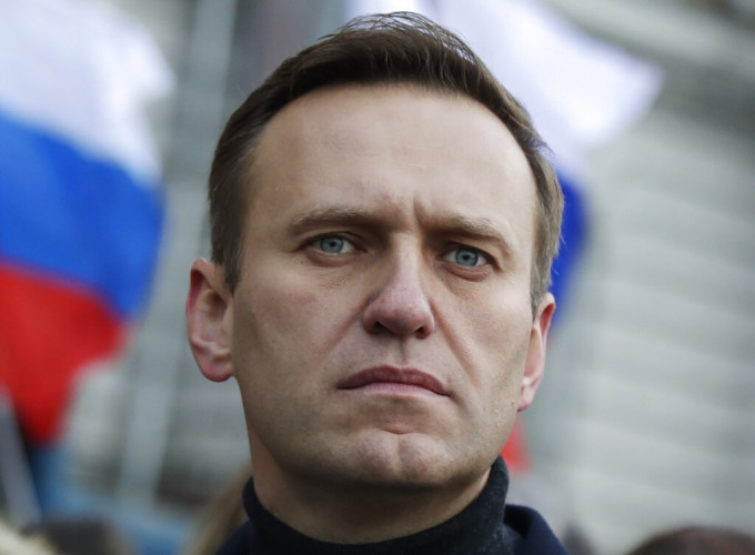 俄羅斯反對派領袖納瓦爾尼，懷疑被人落毒。AP圖片
