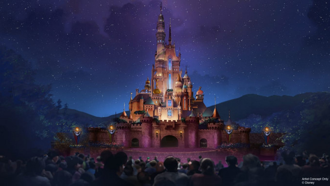 香港迪士尼城堡预计2020年登场。