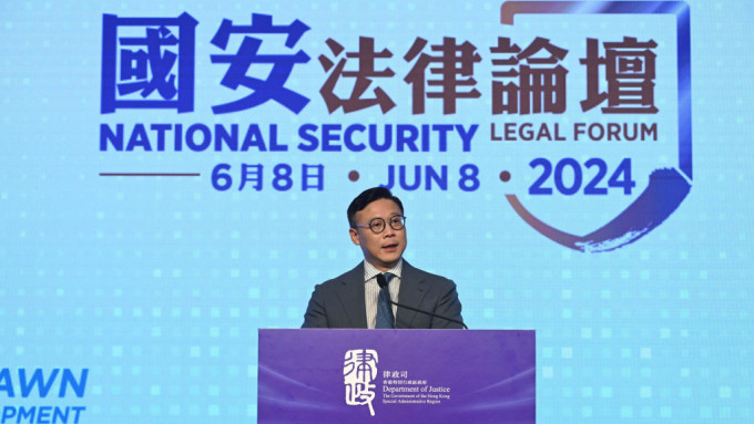 张国钧 : 《香港国安法》无损法院独立行使审判权。政府新闻处