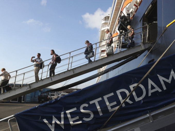 威士特丹號剩餘乘客 檢測呈陰性。AP