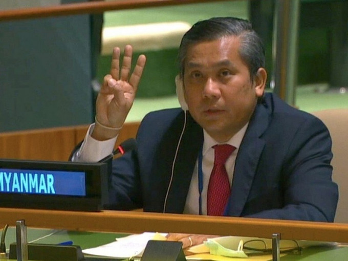 覺莫吞早前曾經在聯合國會議上呼籲國際社會譴責緬甸軍事政變。Reuters