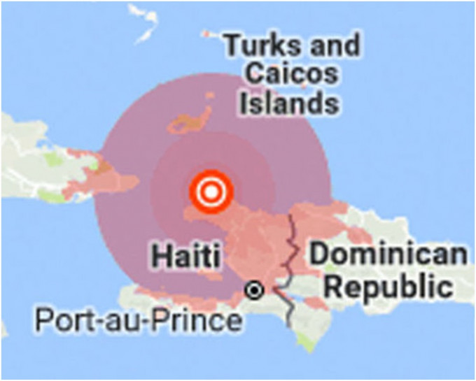 海地发生5.9级地震。网图