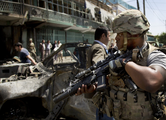 美军与北约下月起撤出阿富汗。AP图片