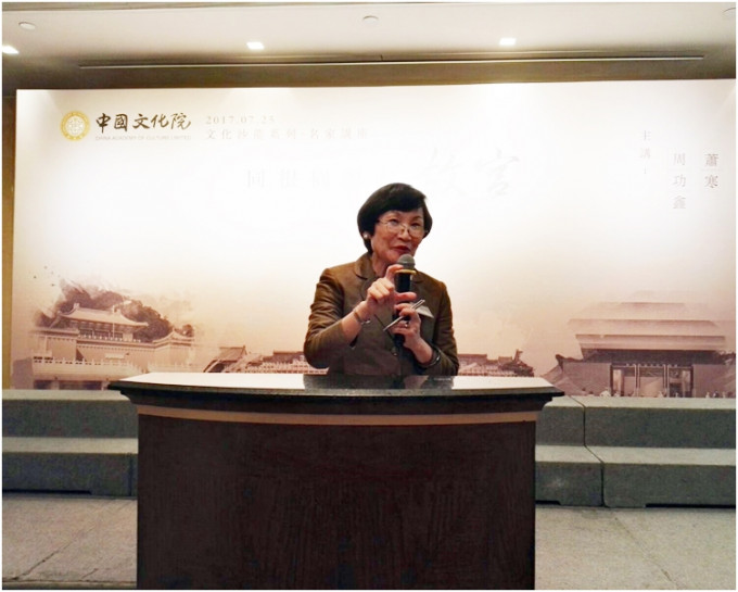 周功鑫認為，北京故宮文物南來香港展出，對香港文化提升有正面意義，是一件好事。劉克剛攝