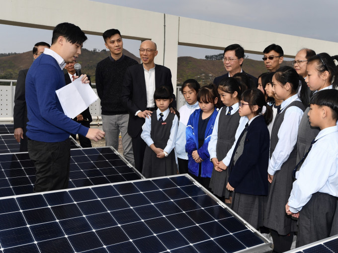 学校及非政府福利机构可获免费安装太阳能发电系统。 资料图片