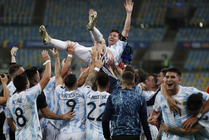 阿根廷成美洲国家杯冠军。AP