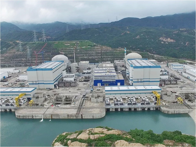 台山核電站有極少量氣體短暫釋放。網圖