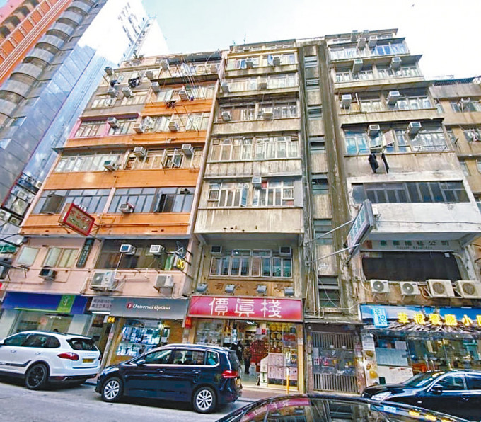 乐风集团购入佐敦南京街21号地铺（左），作价6180万。