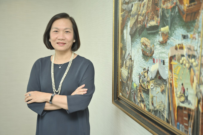 滙豐前中華區行政總裁黃碧娟於去年初重返職場娘家新加坡華僑銀行出任常務總裁兼環球批發銀行主管。資料圖片