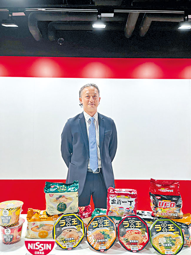 日清食品執行董事兼首席執行官安藤清隆。
