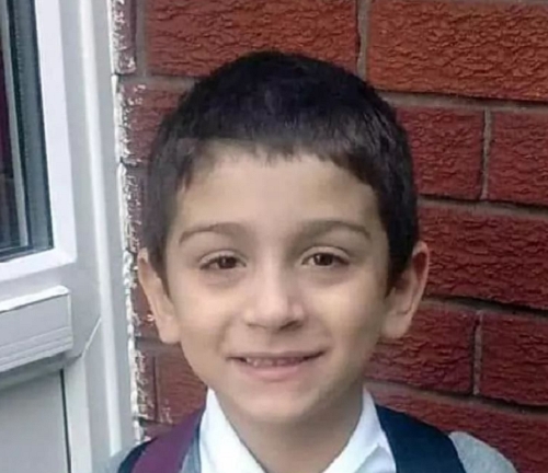 7歲的侯賽因（Hakeem Hussain）。 網上圖片
