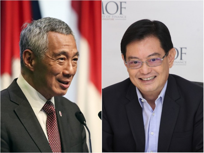 新加坡副總理王瑞傑（右）去信總理李顯龍，決定不擔任第四代領導班子的領軍人物。AP資料圖片/Facebook圖片