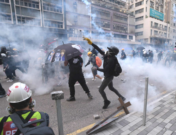 港澳研究会会员联署指外部势力利用香港暴乱遏制中国。资料图片