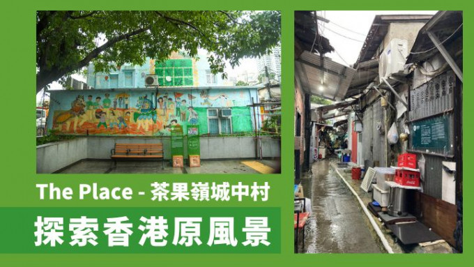 茶果嶺村是目前在香港鮮有可看到鐵皮屋風景的地方。
