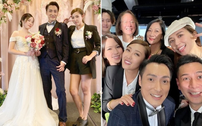 林景程与拍拖12年的圈外女友结婚，一班艺人到贺。
