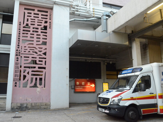 堕楼男子送到广华医院抢救后不治。资料图片