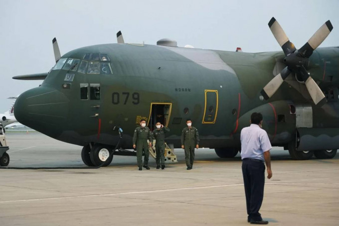 日本8月曾派遣自衞队航机前往阿富汗执行撤离任务。美联社资料图片