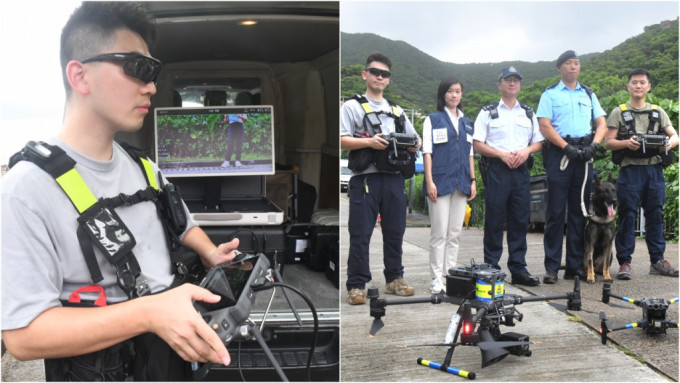 暑假外遊高峰 將軍澳警區加強反爆竊 無人機演習搜捕疑犯