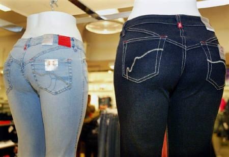 科學家稱穿牛仔褲不利環境。網圖