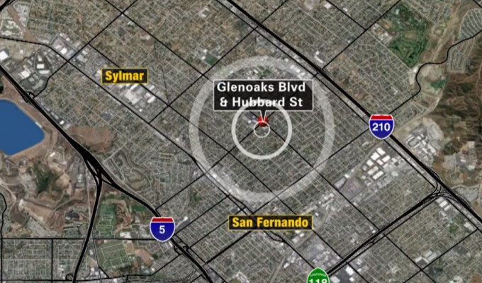 洛杉磯附近周四凌晨4.2級地震無傷亡。網上截圖