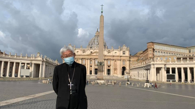 天主教香港教區退休主教陳日君上周專程動身到訪羅馬，但未獲教宗接見。陳日君fb圖片