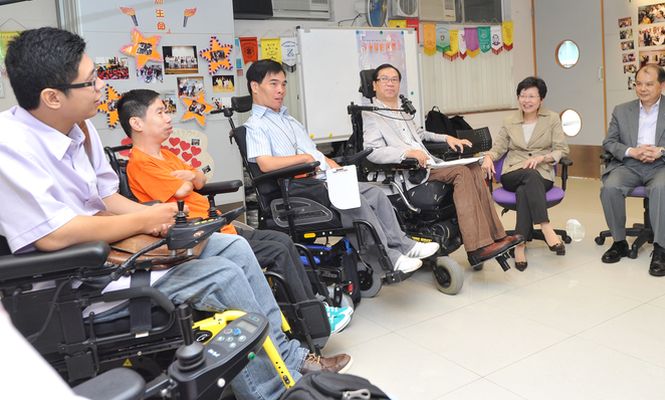 施政报告继续推出多项支援残疾人士措施。资料图片