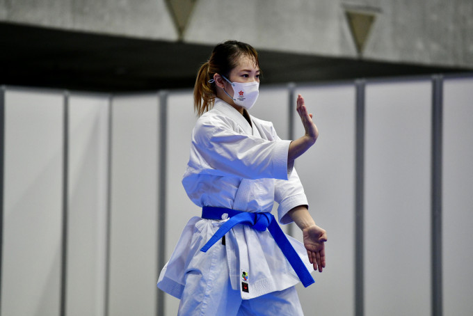 劉慕裳在東京奧運會女子個人形賽事中，勇奪一面銅牌。