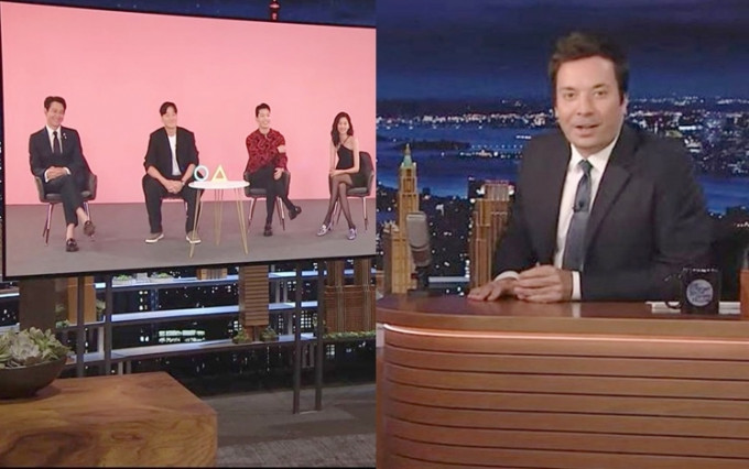 4名主角接受名嘴Jimmy Fallon的《The Tonight Show》越洋訪問。