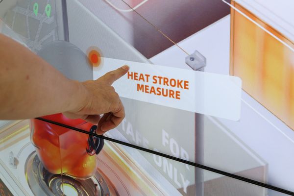 阿里巴巴在14个奥运比赛场馆设置了暑热压力指数（WBGT，反映温度的综合指标）测量仪。