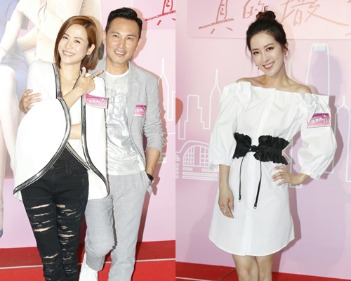 宣萱、林文龍及唐詩詠宣傳新劇《不懂撒嬌的女人》。