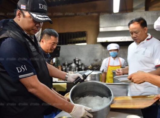 泰國警方破獲售賣黑心燕窩的商店。 網上圖片