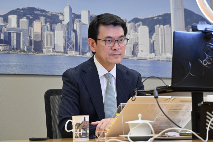 邱騰華今日出席第五屆中國香港—東南亞國家聯盟經貿部長會議。政府新聞處圖片