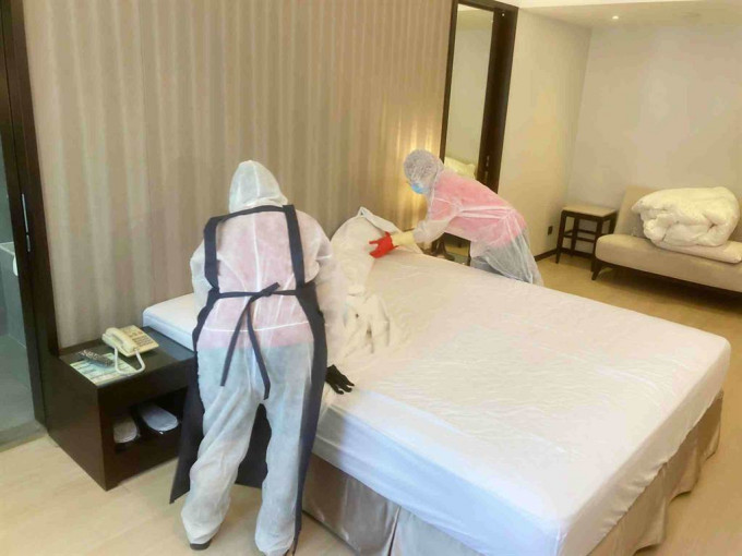 台湾桃园市一名男确诊者一星期换了5次酒店。网上图片