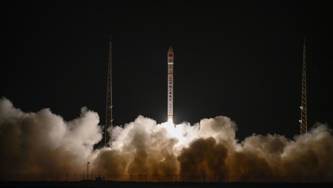 谷神星一號遙九運載火箭發射成功。 新華社