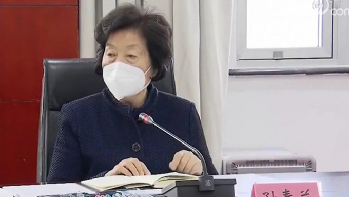 國務院副總理孫春蘭在上海調研指導疫情防控工作。(海客新聞微博圖片)