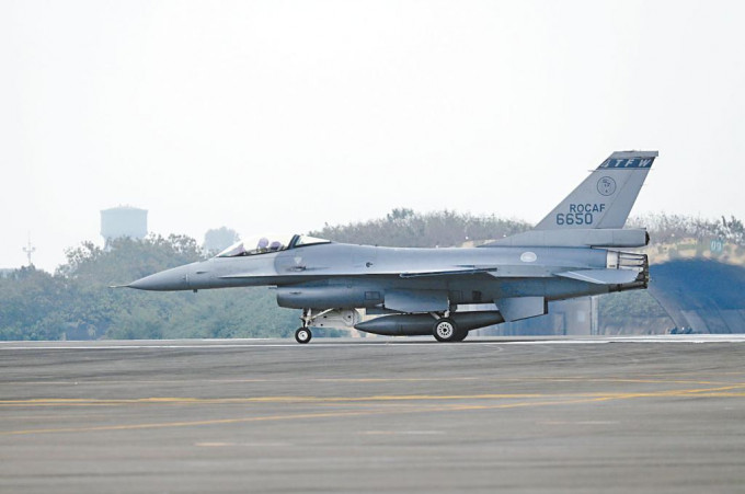 失联的F-16V战机本月五日曾执行训练。