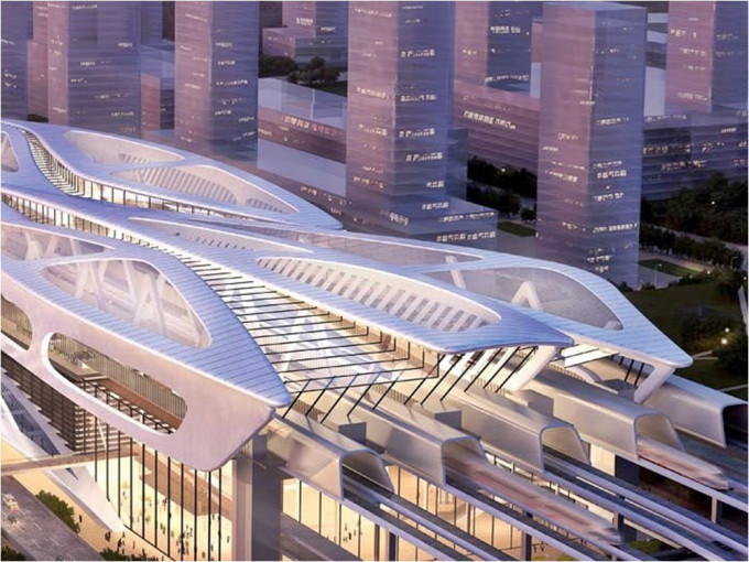 新马高铁计画告吹，图为高铁概念图。网图