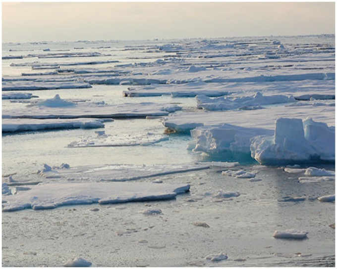 報告指，21世紀海冰與海洋表面暖化的趨勢是前所未見的。AP