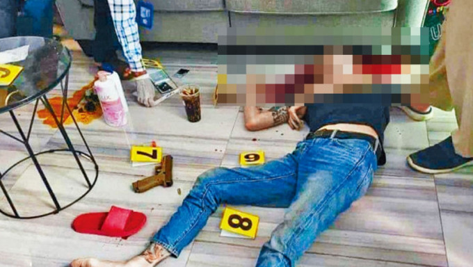 3台男金邊遭槍殺案，柬國警指是林男因「爭女」殺2人後自殺。