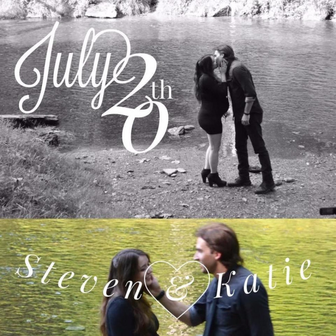 凯蒂于去年7月在Instagram宣布与史提芬结婚。(网图)
