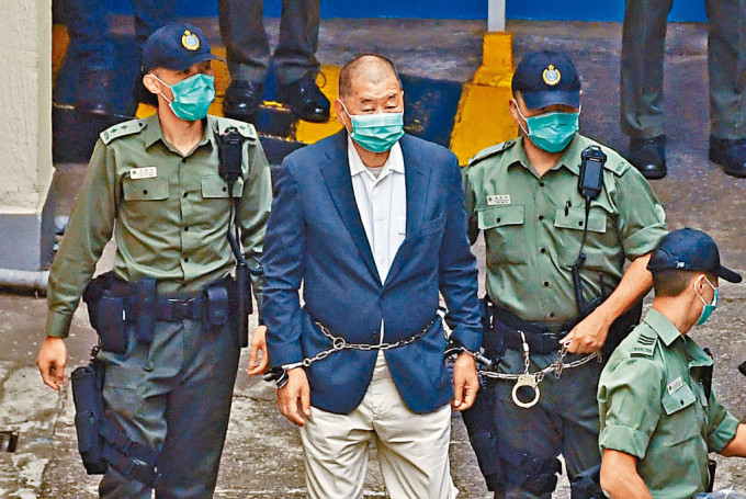 黎智英涉串谋勾结外国势力案，他申请永久终止聆讯被驳回。