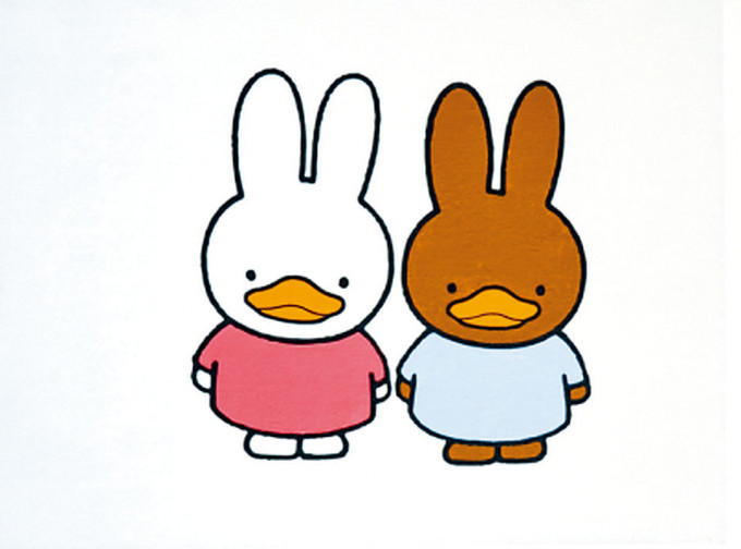 ■「鴨兔」和米菲兔高度相似。