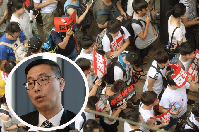 楊潤雄(小圖)指，教育局以學校的正常運作和學生的利益為依歸，反對任何形式的罷課。 資料圖片