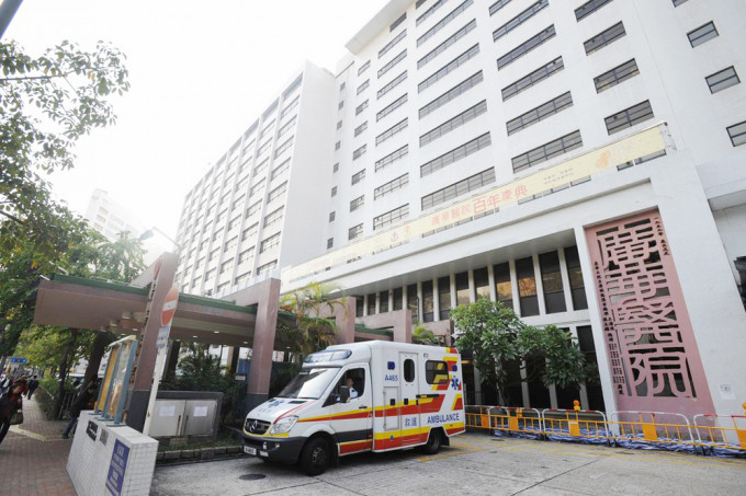 受傷女子被送往廣華醫院治理。資料圖片