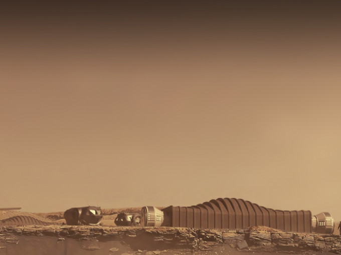 阿爾法火星山丘示意圖。AP圖片