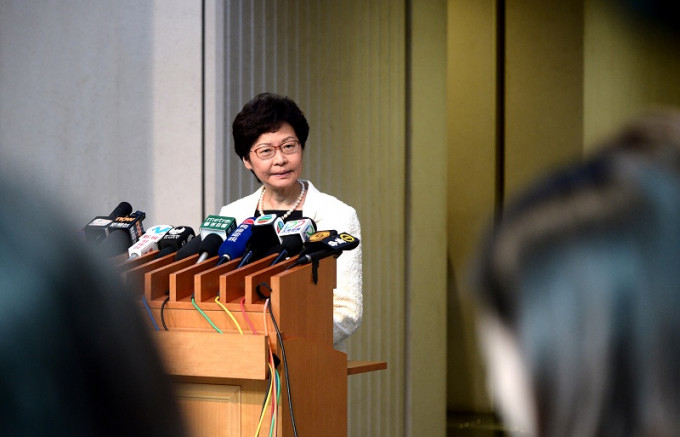 林鄭月娥表示將提無約束力議案爭取支持。資料圖片