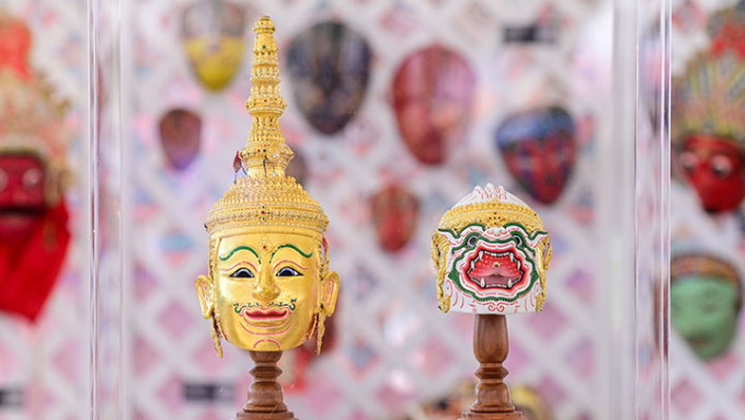 泰國民族面具展示。政府新聞處圖片