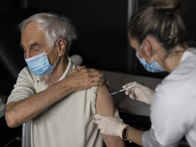 法國接種疫苗計畫取得進展。AP