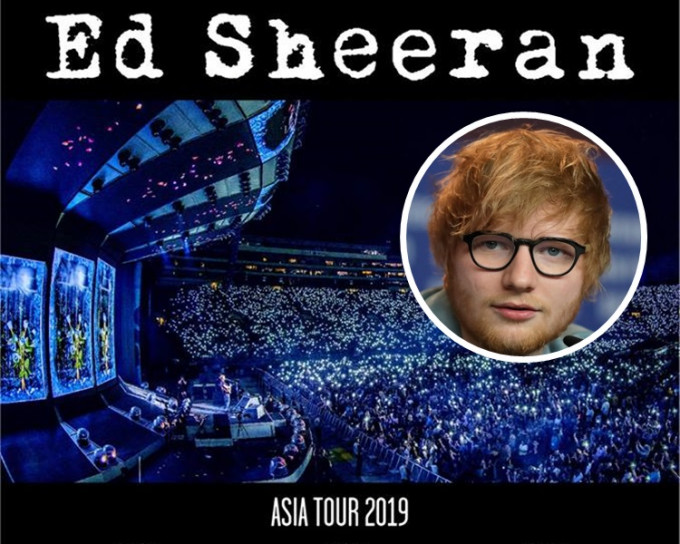 Ed Sheeran将于‪4月17至18日首次在香港举行大型露天演唱会。
