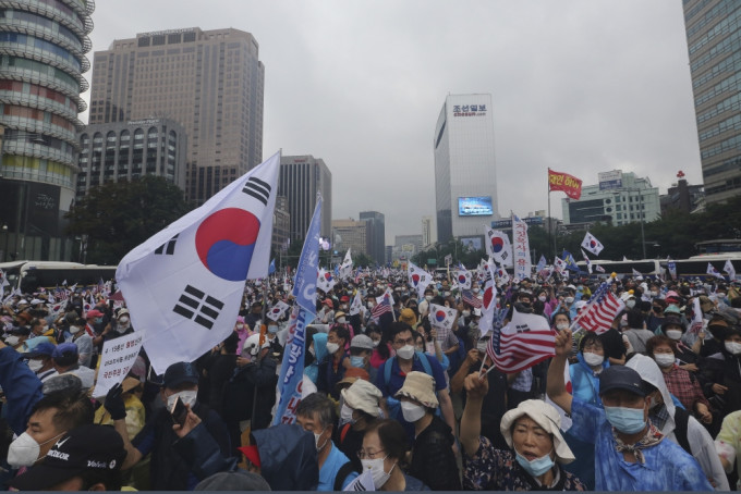 南韩新增近2百宗确诊。AP图